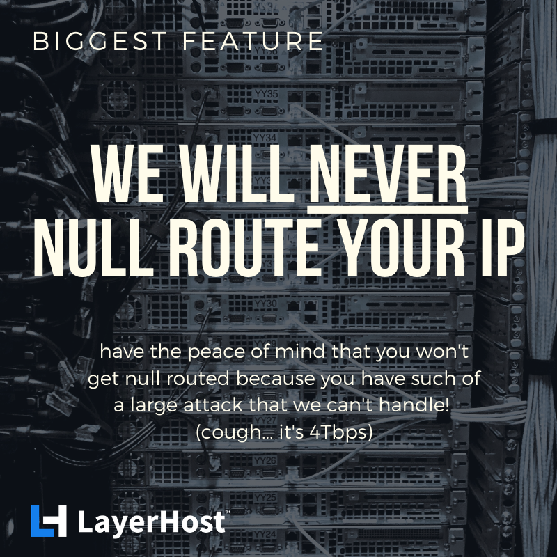 we will never null route your ip